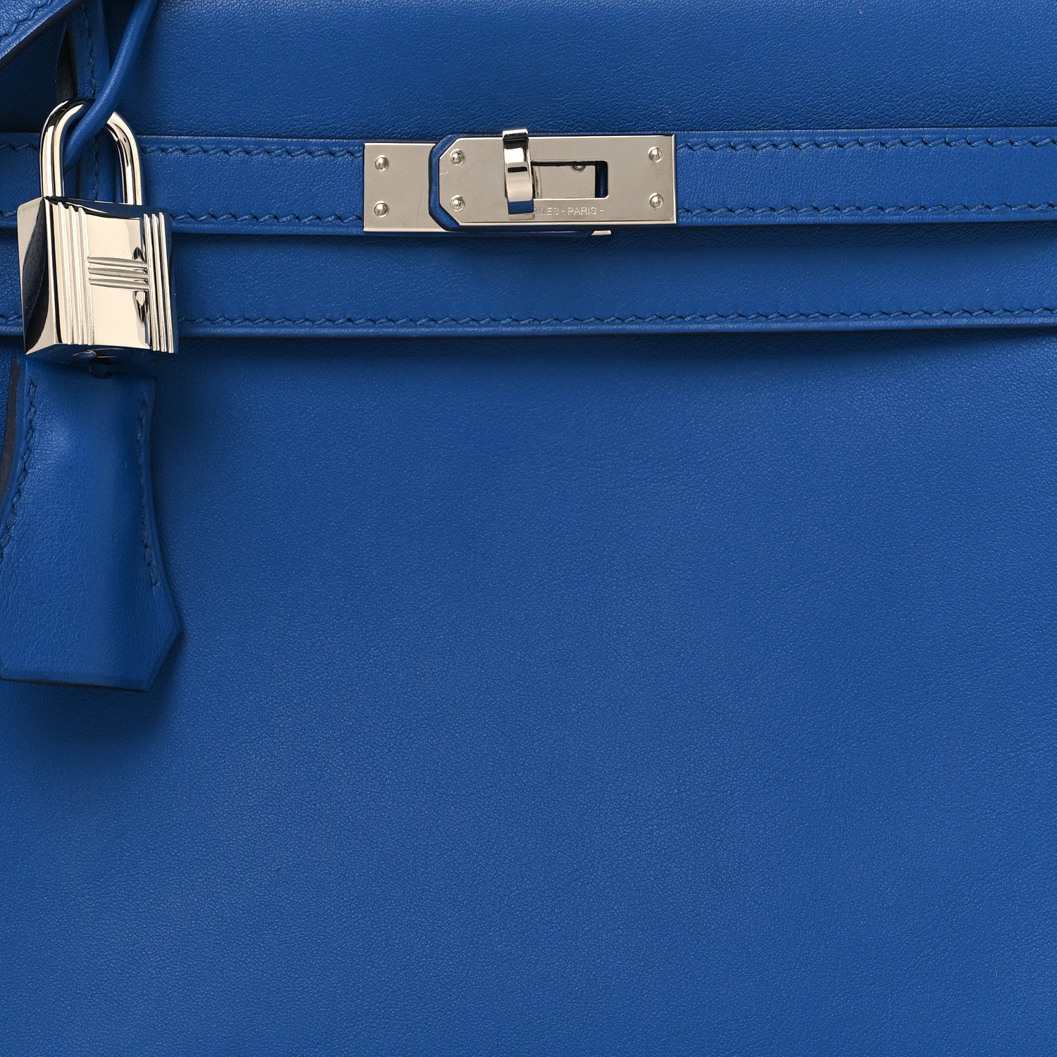 Hermes Swift Kelly Retourne 25 Bleu France 8 of 11