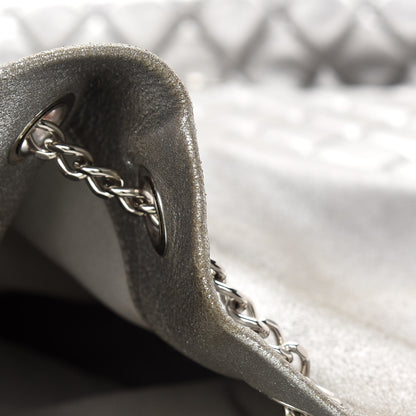 Chanel Metallic Lambskin Quilted Large In Seoul Backpack Silver 9 of 10