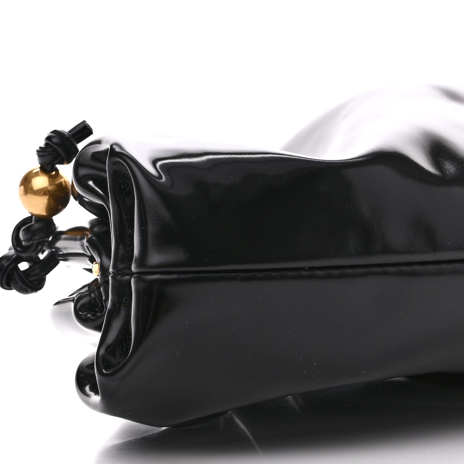 Bottega Veneta Brushed Calfskin The Mini Pouch Black 10 of 11