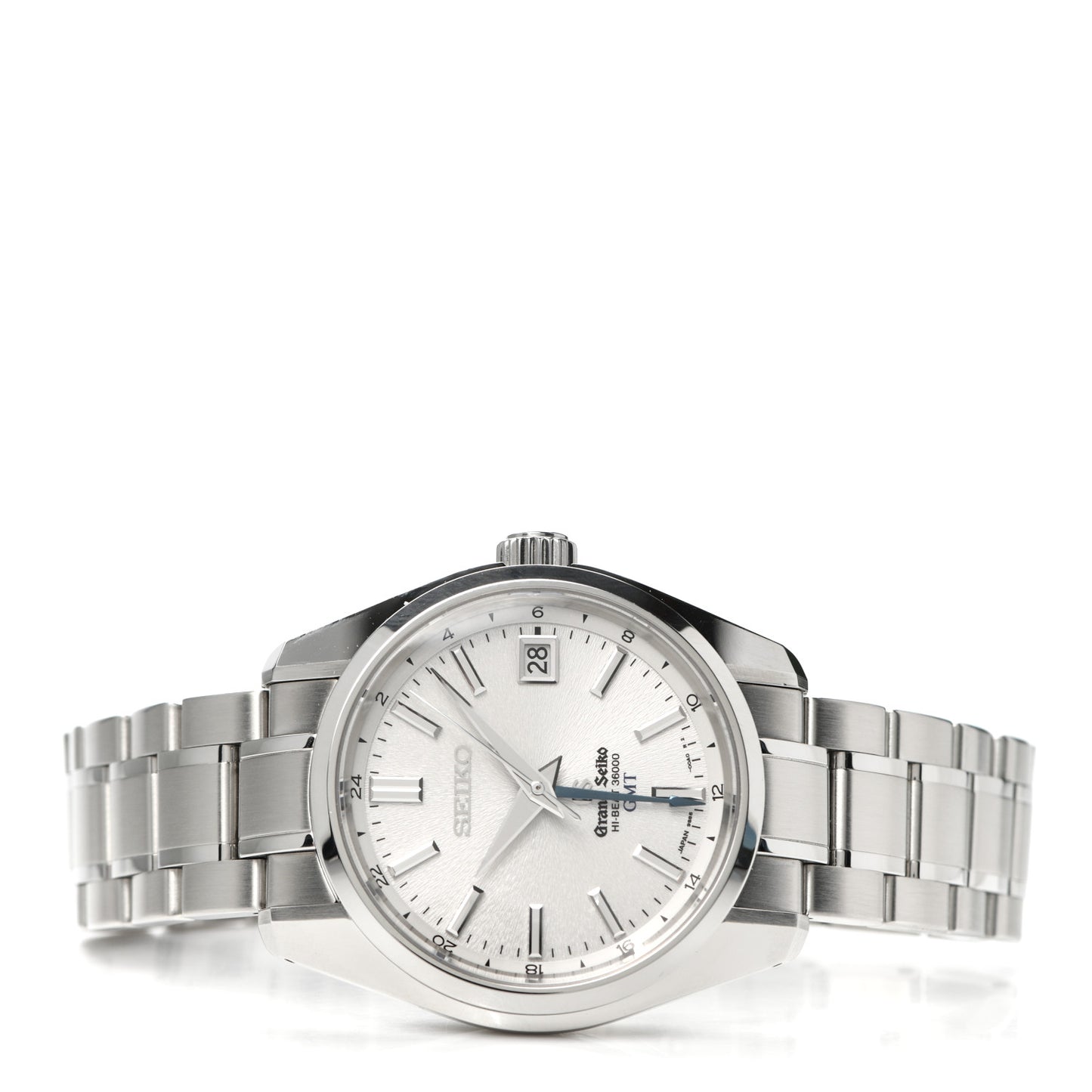 Stainless Steel 40mm Mechanical High-Beat 36000 GMT Automatic Watch SBGJ011
