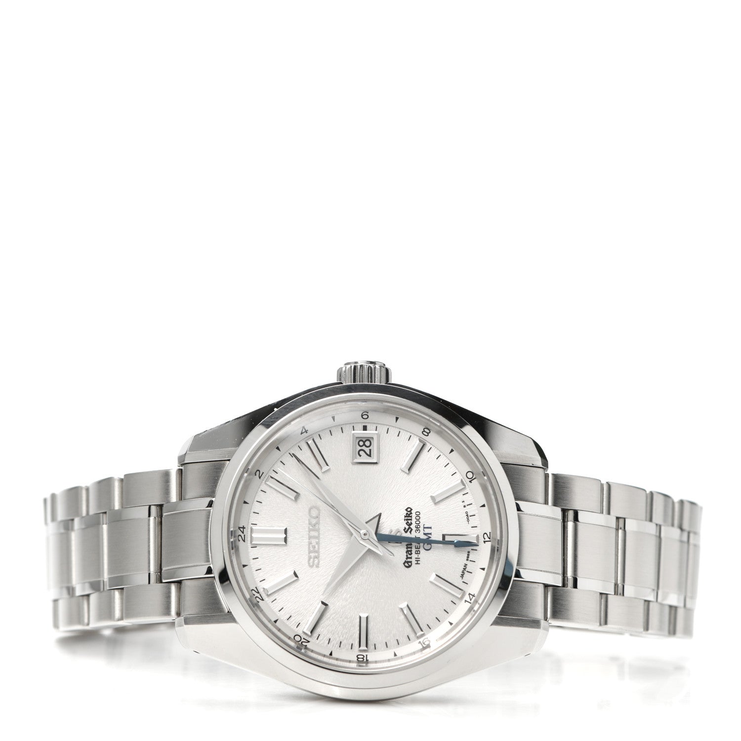 Grand Seiko Stainless Steel 40mm Mechanical High-Beat 36000 GMT Automatic Watch SBGJ011 2 of 5