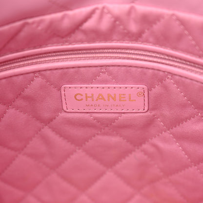 Chanel Shiny Calfskin Quilted Small Chanel 22 Lilac 7 of 11