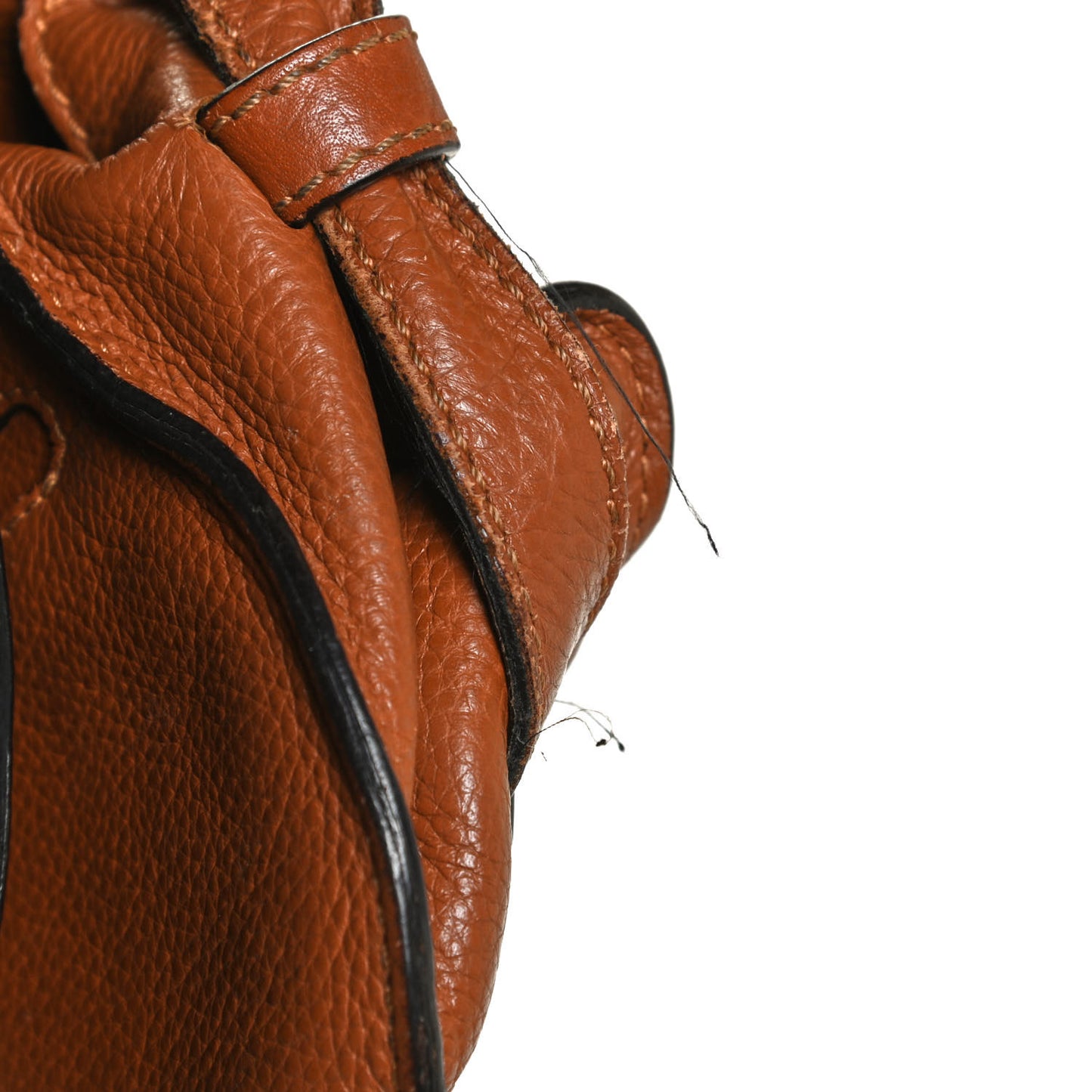Calfskin Mini Marcie Round Crossbody Bag Tan