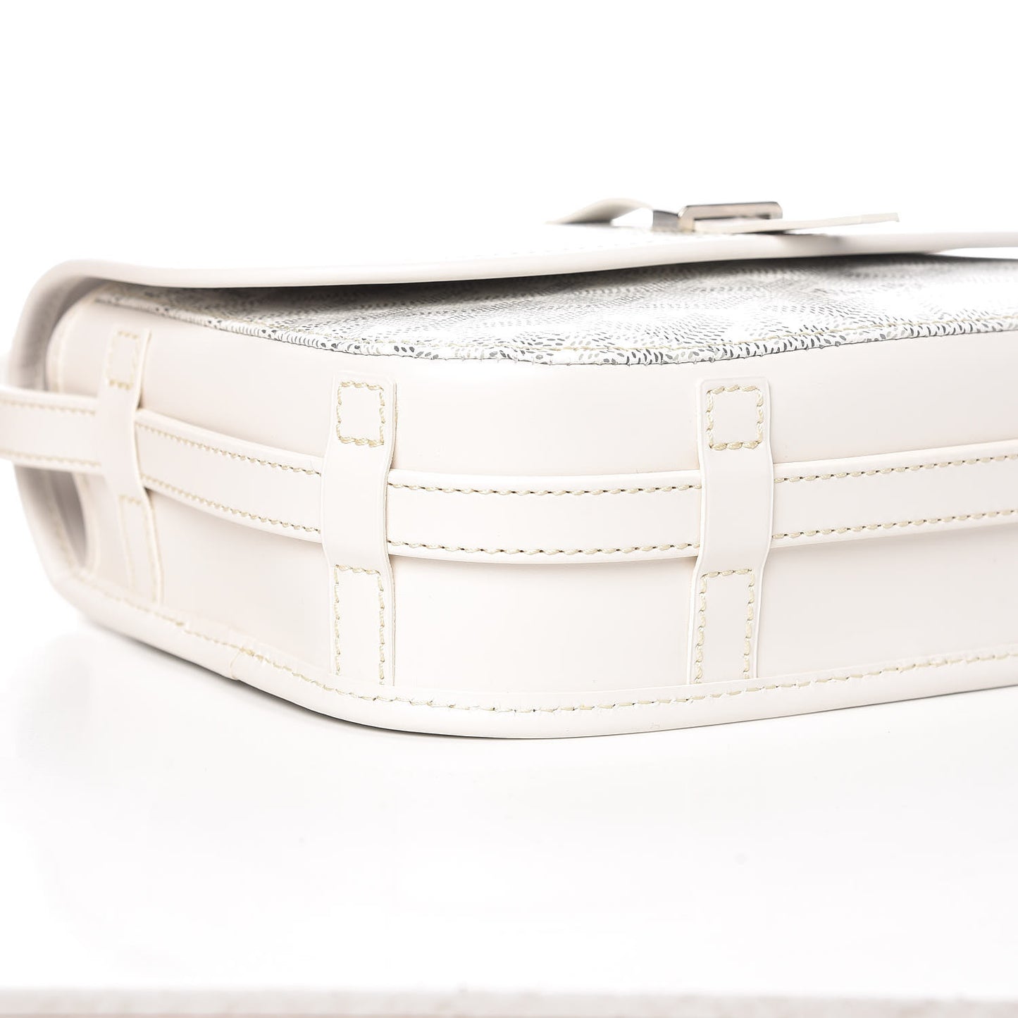 Goyardine Belvedere II PM Messenger Bag White