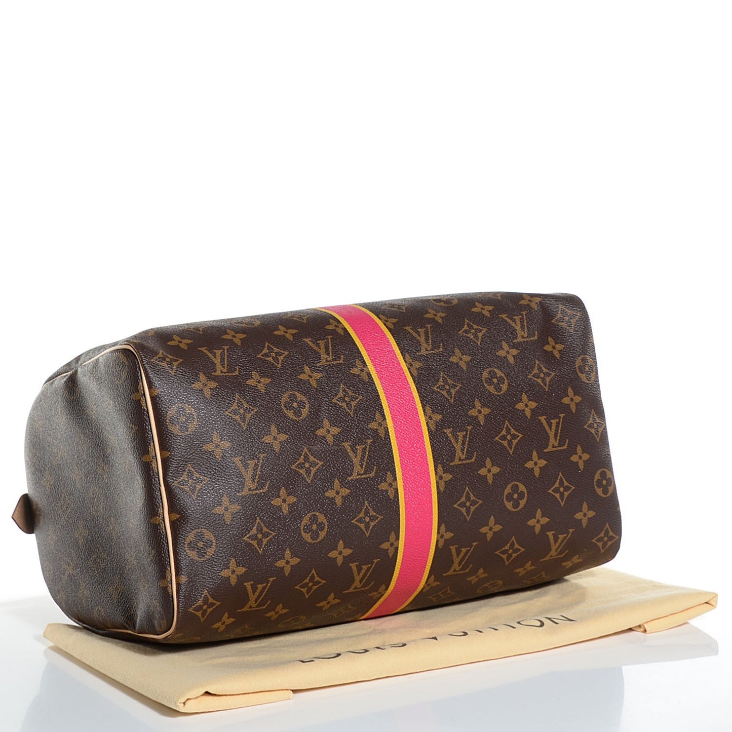 Monogram My LV Heritage Speedy 35 Fuchsia Yellow