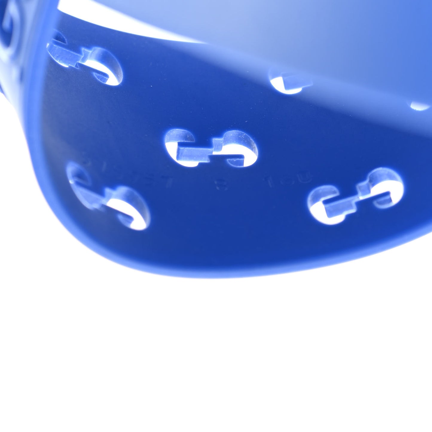 Rubber GG Monogram Mens Slide Sandals 8 Bright Splash