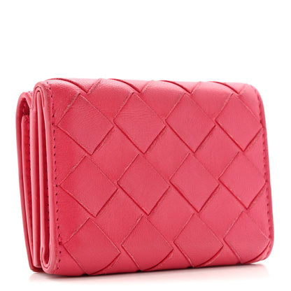 Bottega Veneta Nappa Intrecciato Trifold Wallet Cinnabar 3 of 12