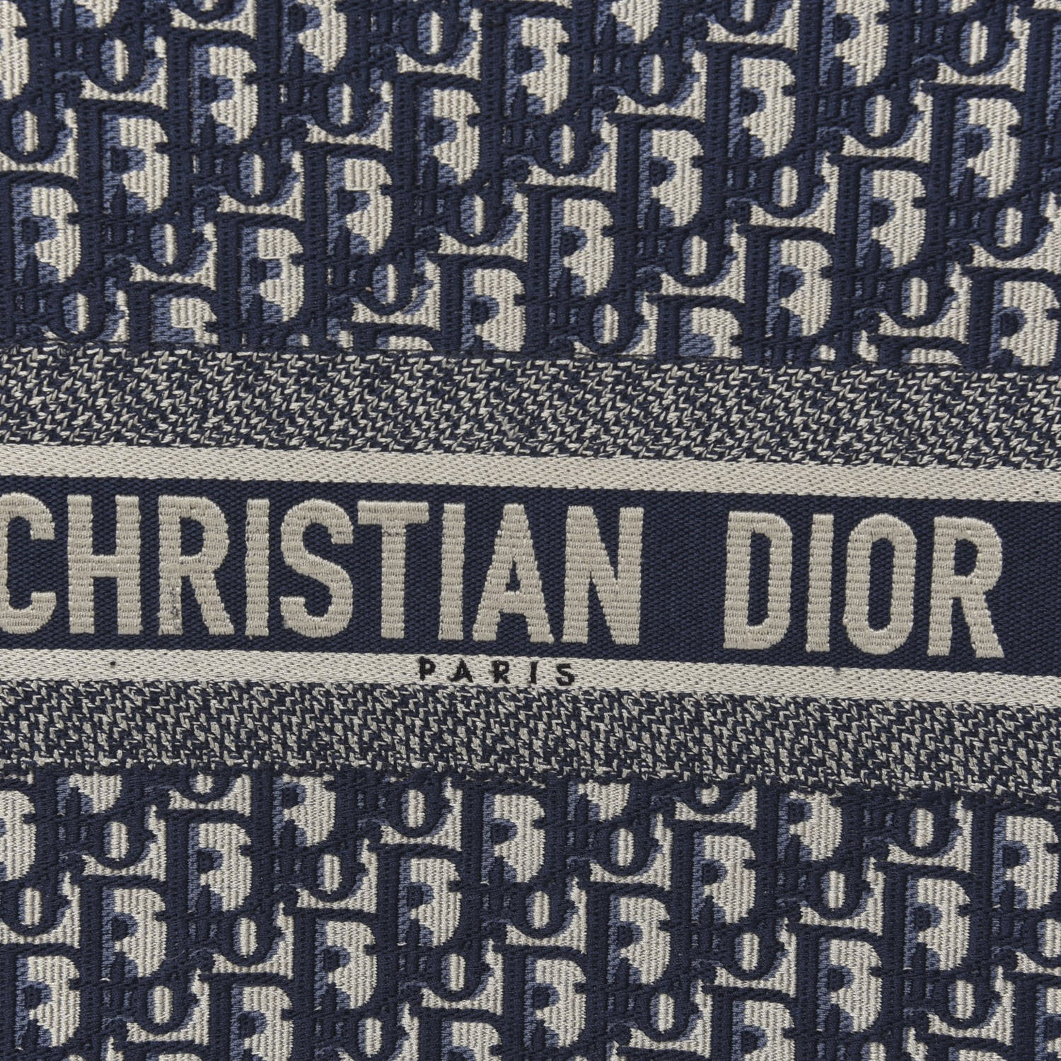 Christian Dior Oblique Book Tote Blue Multicolor 8 of 11