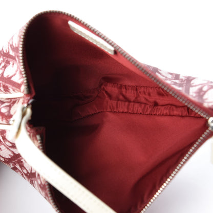 Christian Dior Monogram Mini Saddle Pochette Red 5 of 13