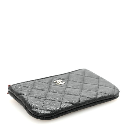 Chanel Caviar Quilted Small Cosmetic Case Black 4 of 8