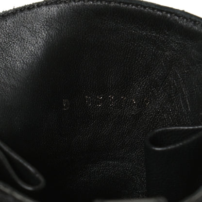 Chanel Calfskin Quilted Lace Up Combat Boots 36 Black 11 of 14