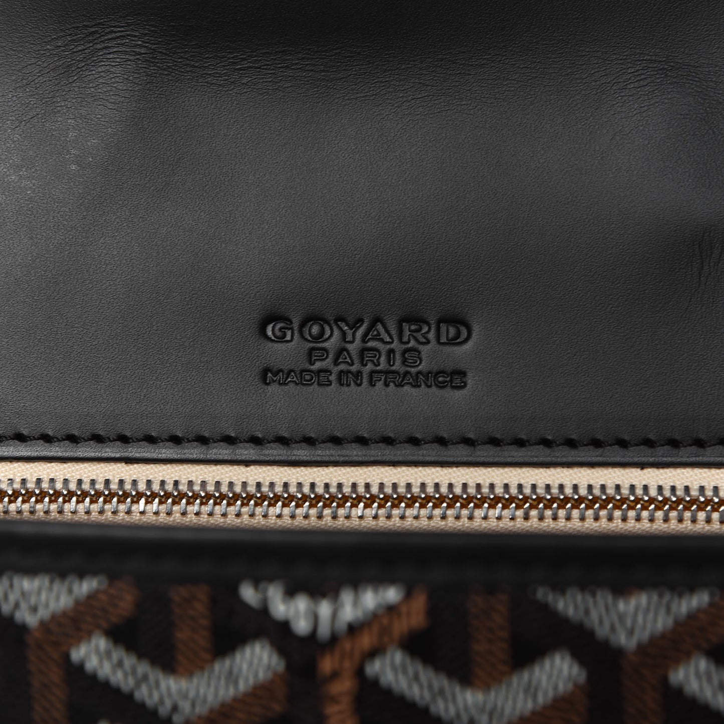 Goyardine Belvedere MM Messenger Bag Black