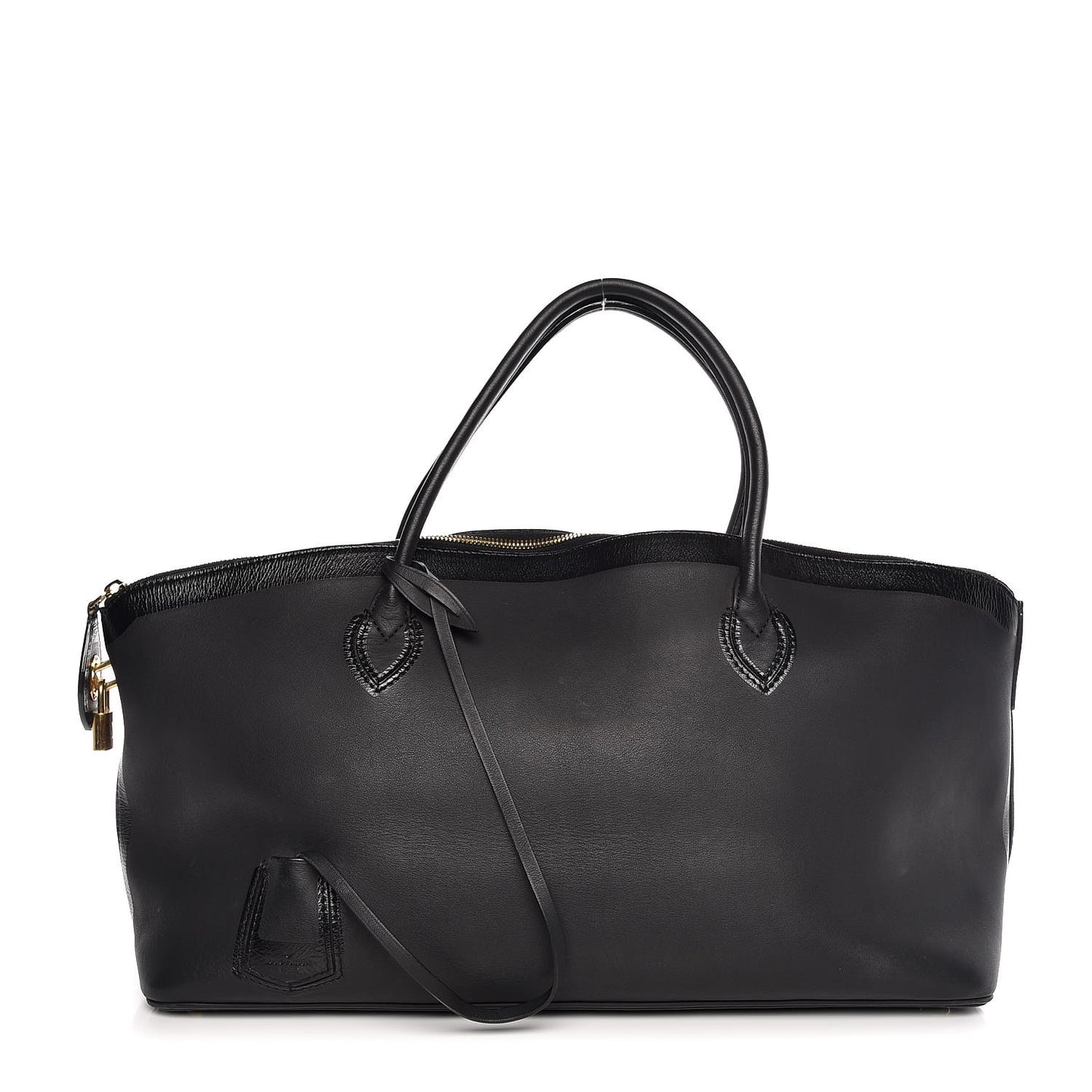 Cuir Obsession Lockit East West Black