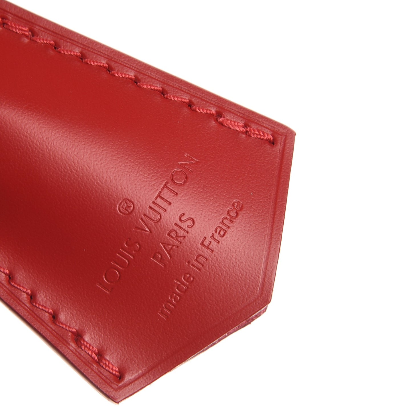 Calfskin Clochette Key Bell Holder Red