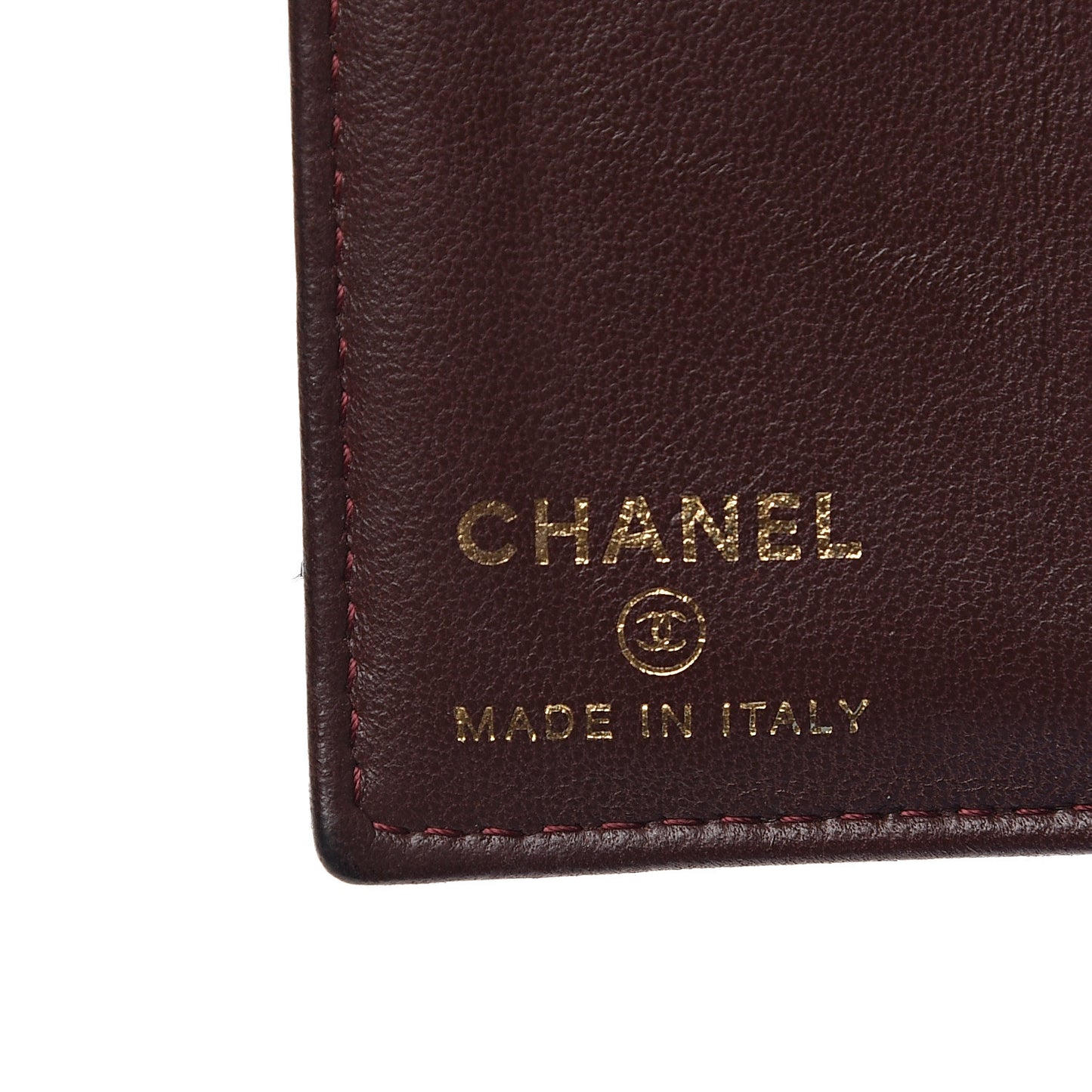 Lambskin Quilted Card Holder Wallet Black