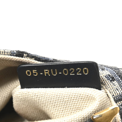 Christian Dior Oblique Mini Saddle Bag Blue 7 of 11