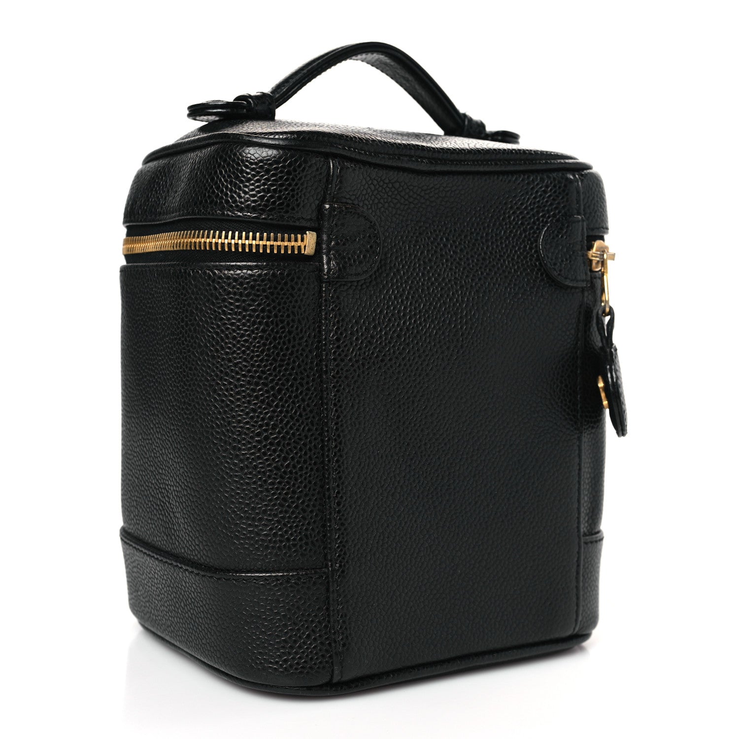 Chanel Caviar Vanity Cosmetic Case Black 3 of 10