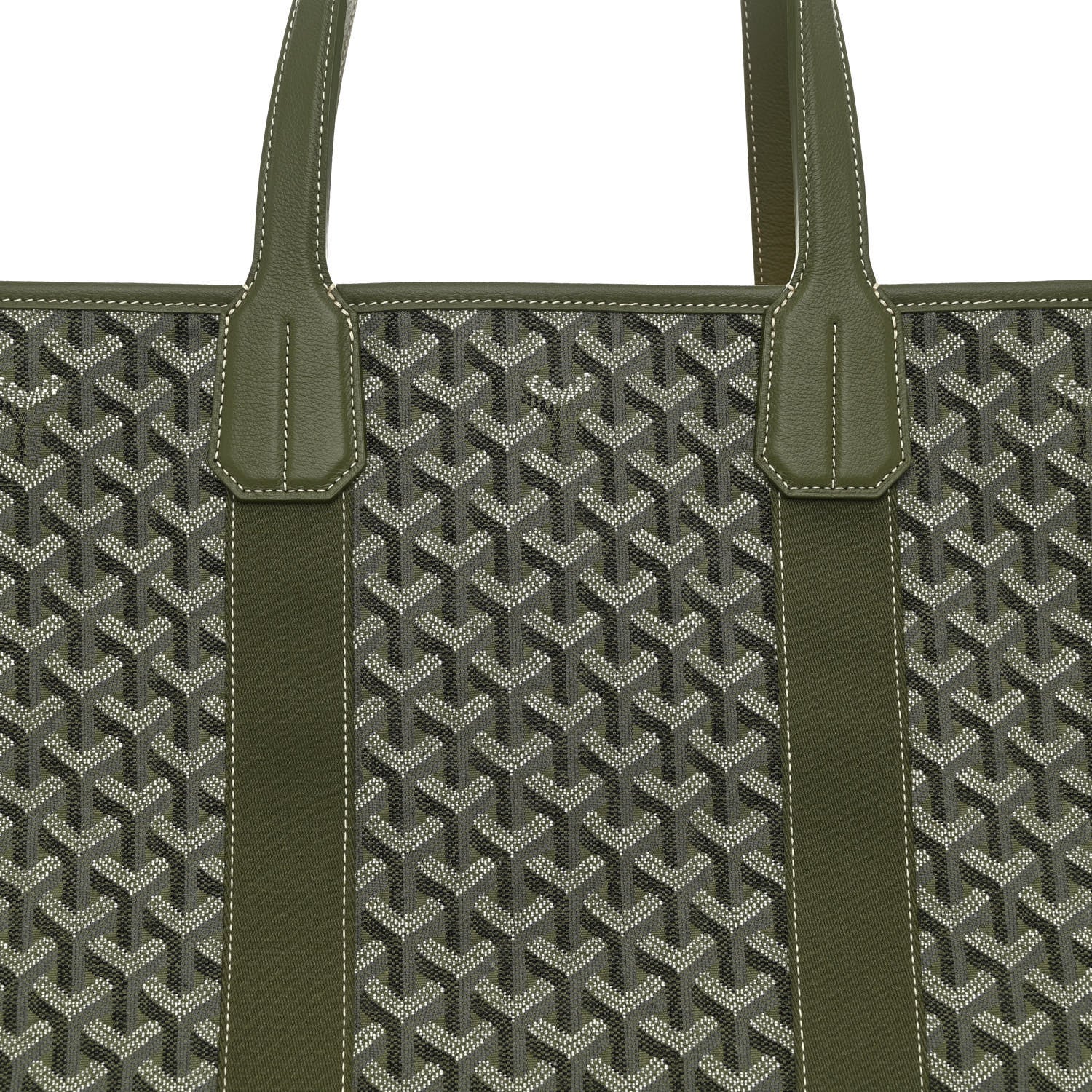 Goyard Goyardine Villette MM Tote Khaki 7 of 9