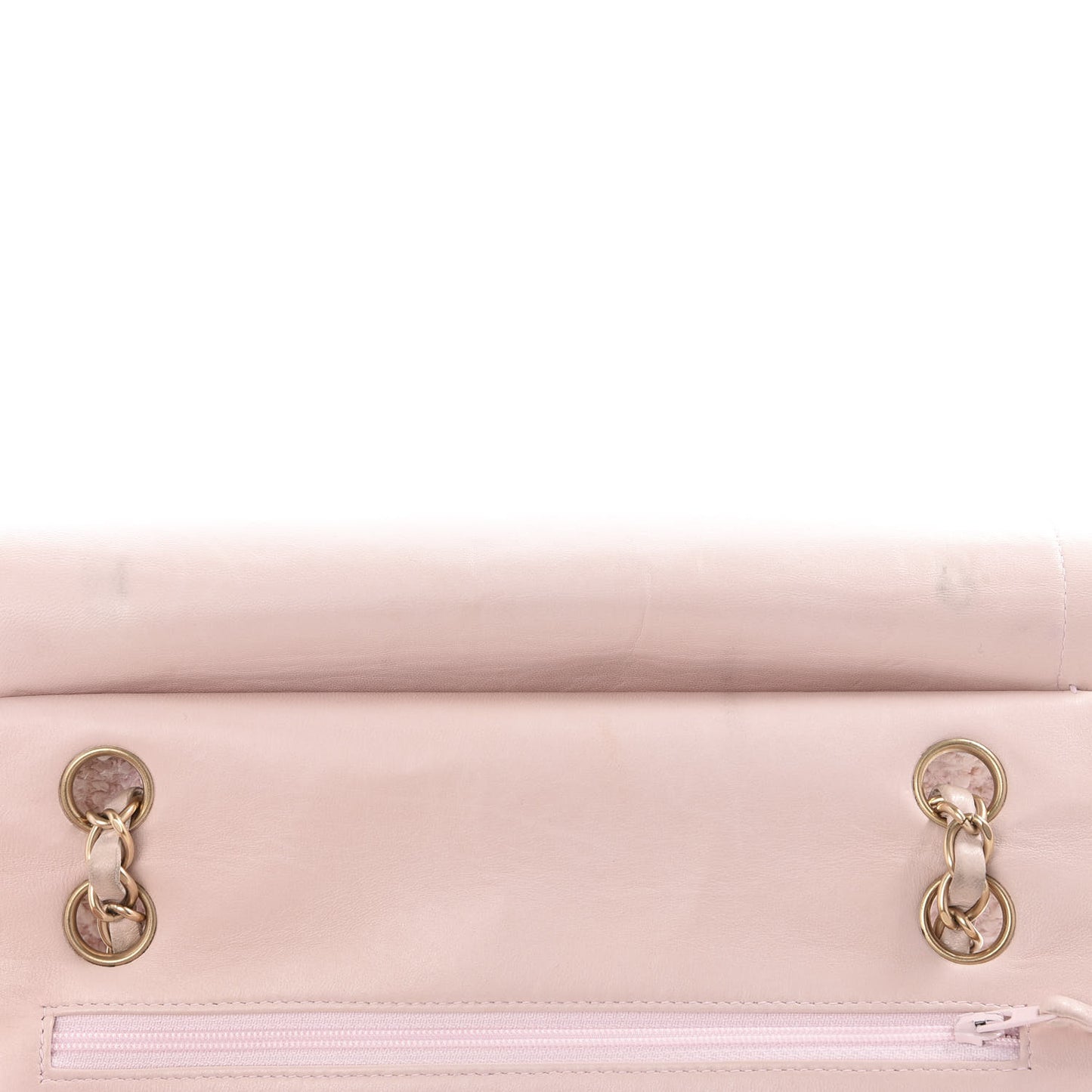 Tweed Medium Double Flap Pink