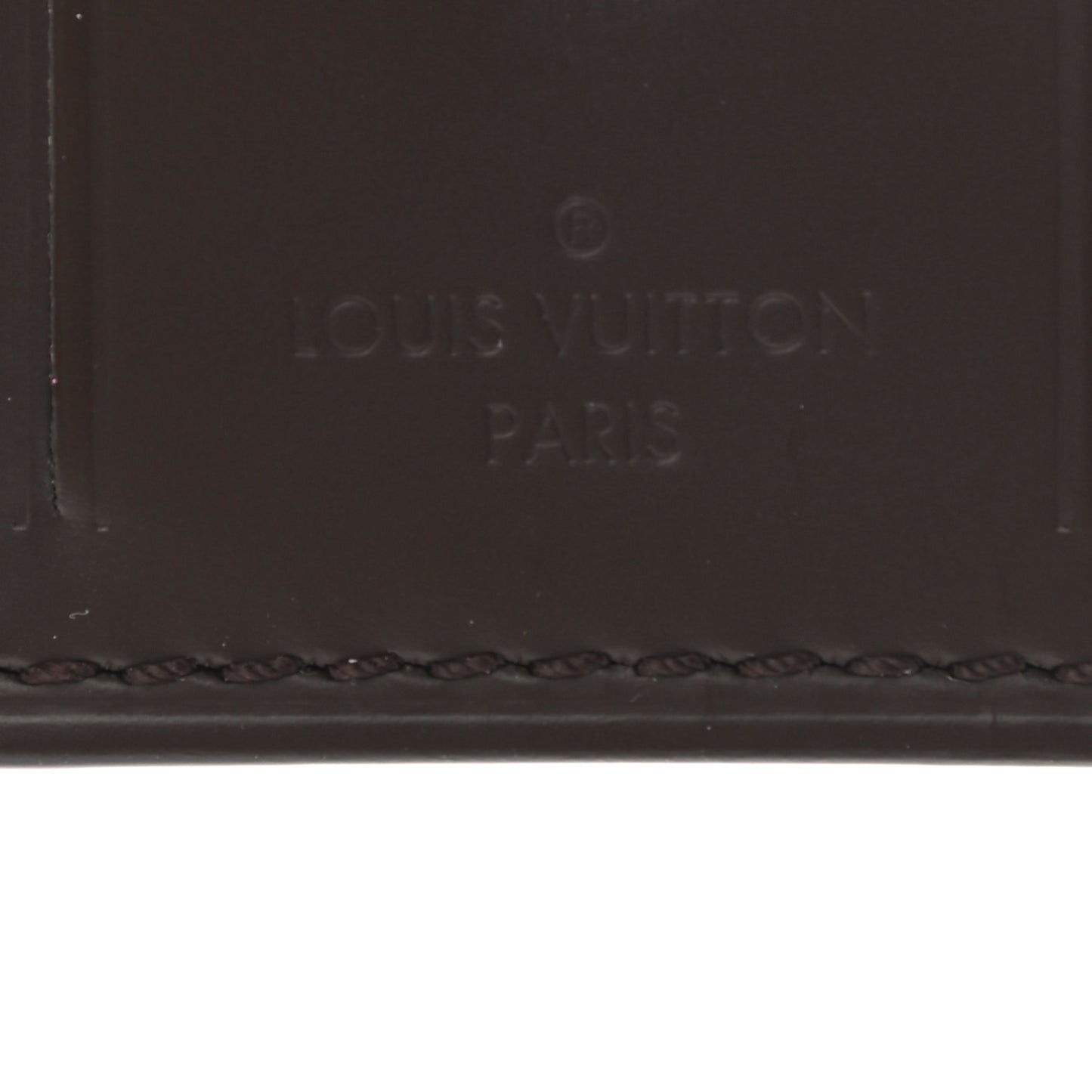 Calfskin Vivienne Luggage Tag Ebene