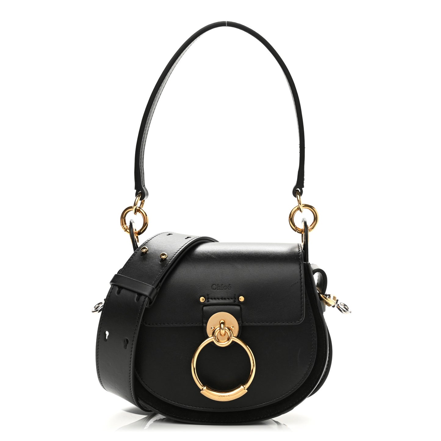 Calfskin Small Tess Bag Black
