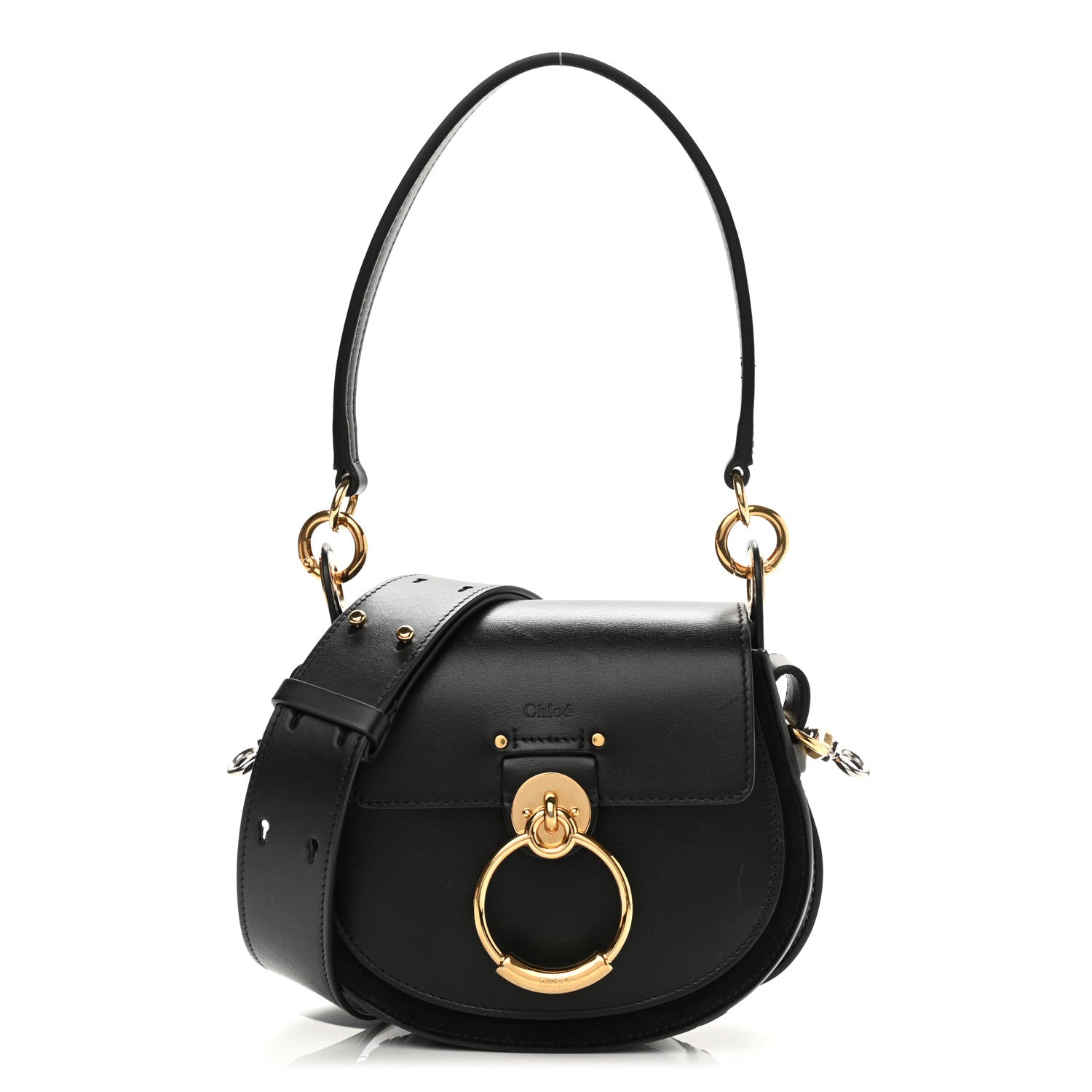 Chloe Calfskin Small Tess Bag Black 2 of 29