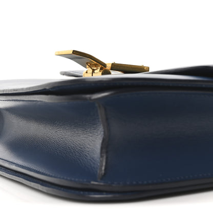 Celine Box Calfskin Medium Classic Box Flap Bag Indigo 10 of 10