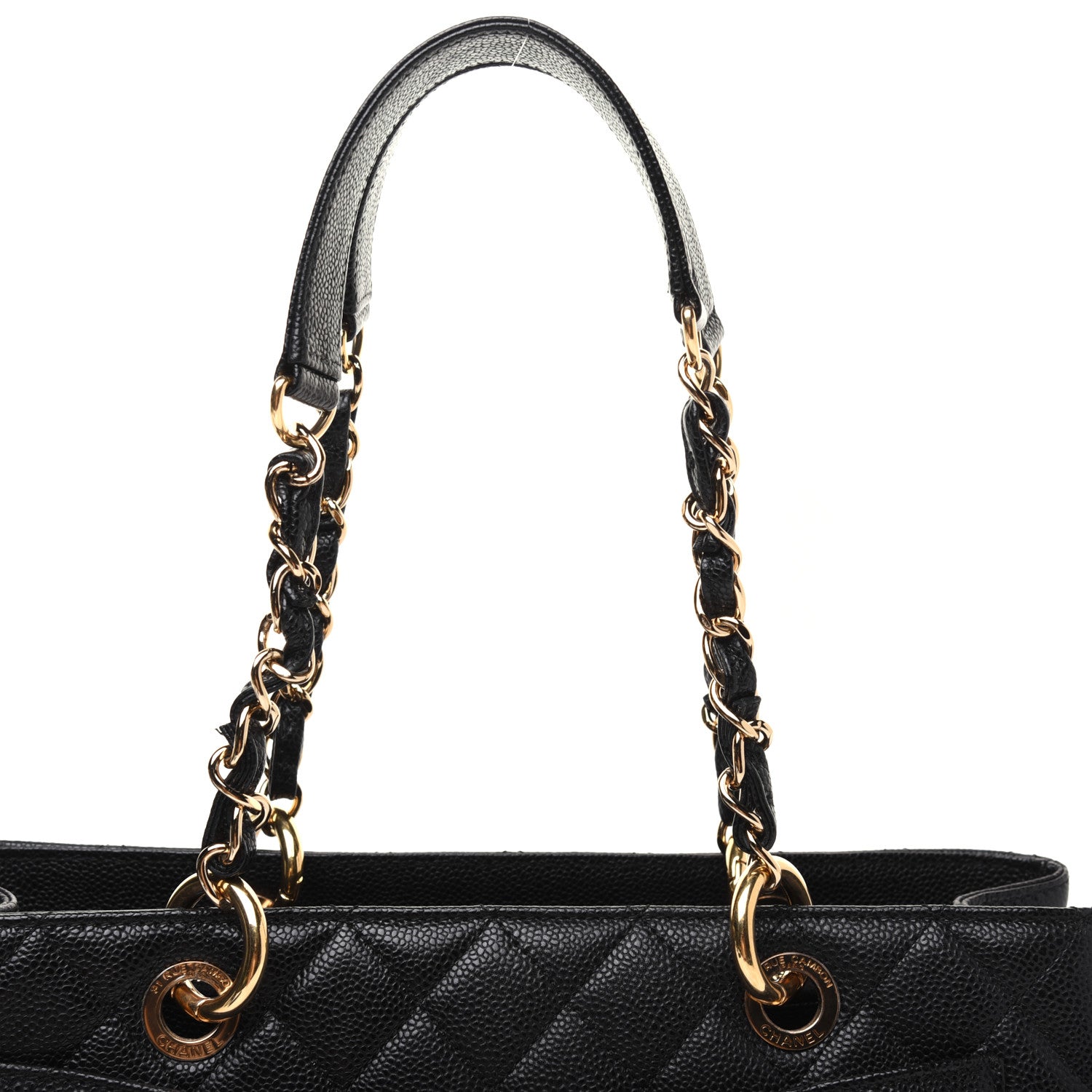 Chanel Caviar Quilted Grand Shopping Tote GST Black 20 of 28