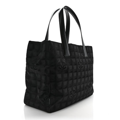 Chanel Nylon Large Travel Tote Black 2 of 7