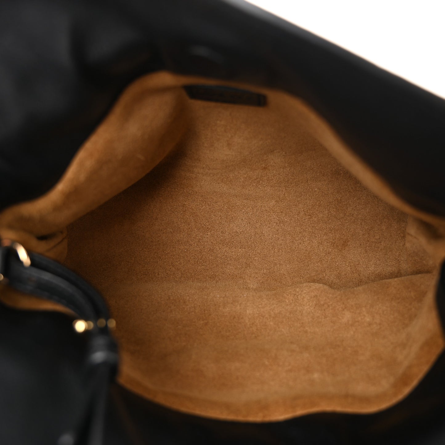 Calfskin Mini Flamenco Knot Clutch Black