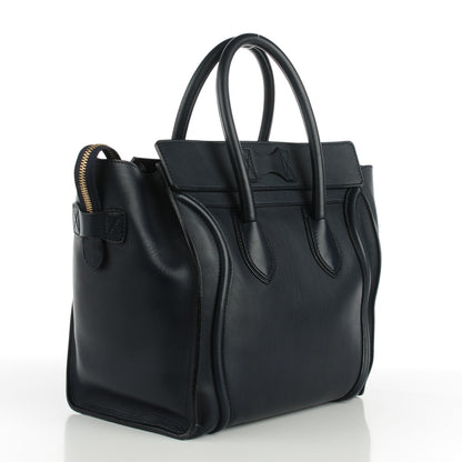 Celine Smooth Calfskin Mini Luggage Navy 3 of 8