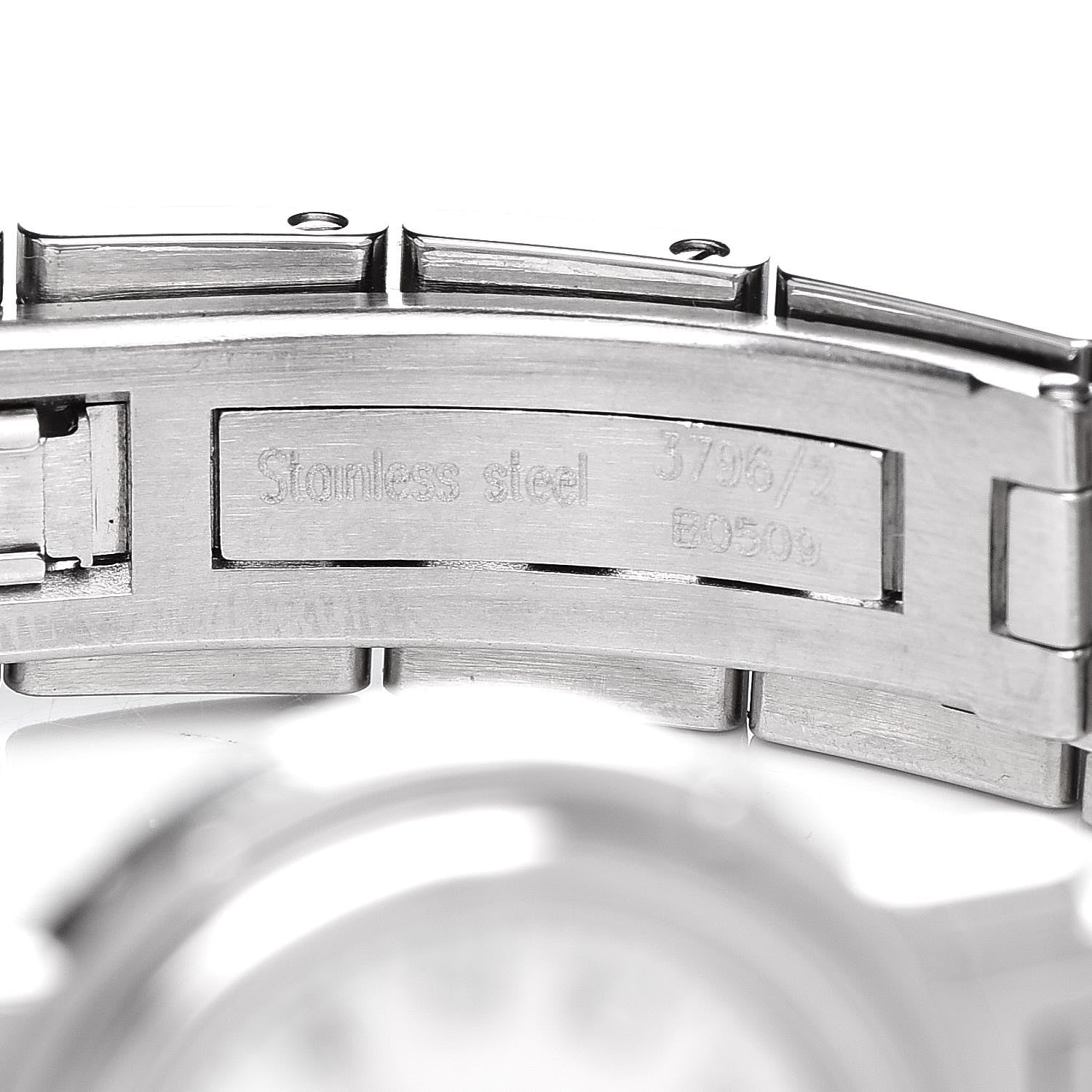 Hermes Stainless Steel Pink Mother of Pearl 24mm Clipper Quartz Watch 7 of 9