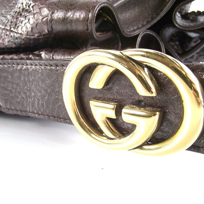 Gucci Python Interlocking Hobo 6 of 10