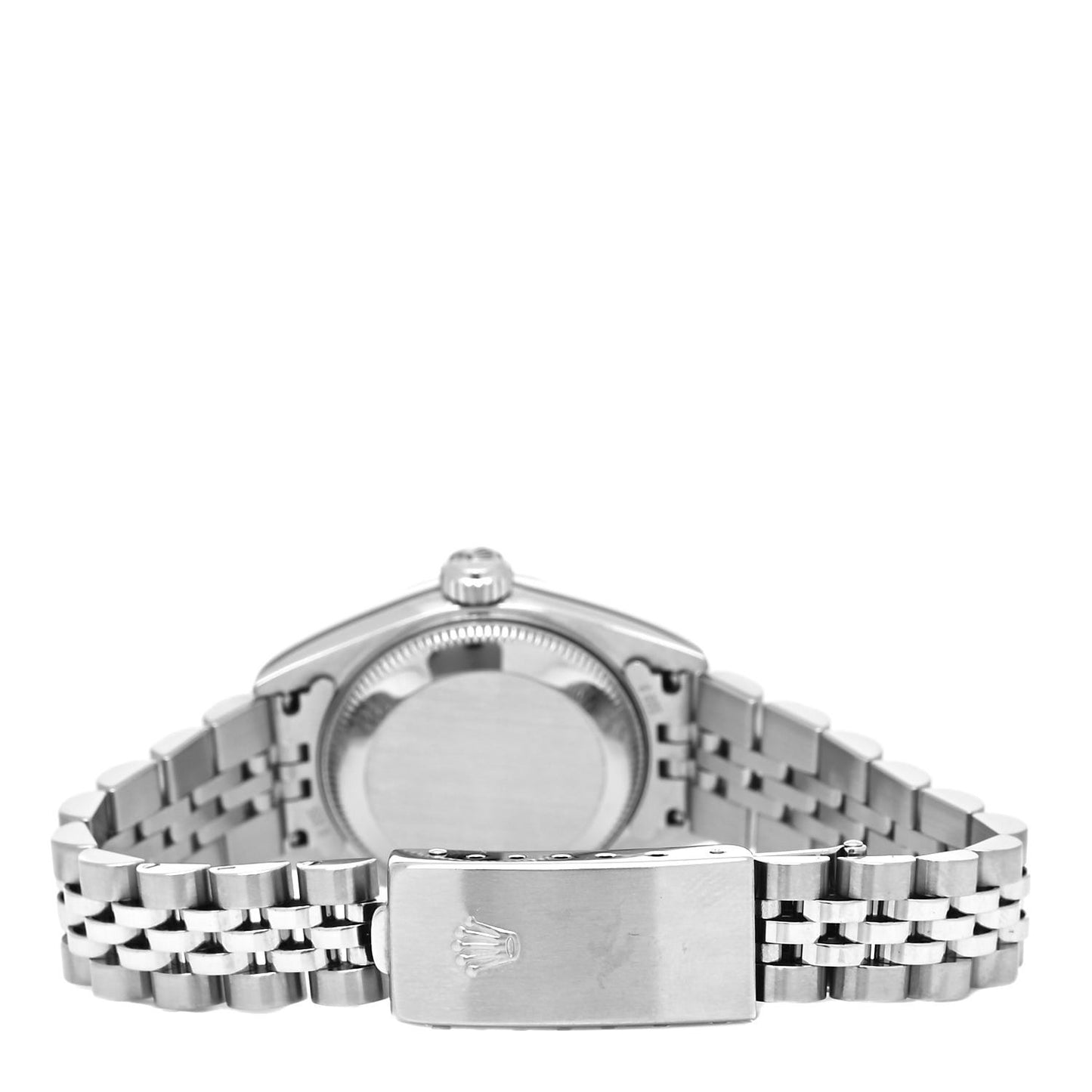 Stainless Steel 18K White Gold Diamond 26mm Oyster Perpetual Datejust Watch Pink 79174