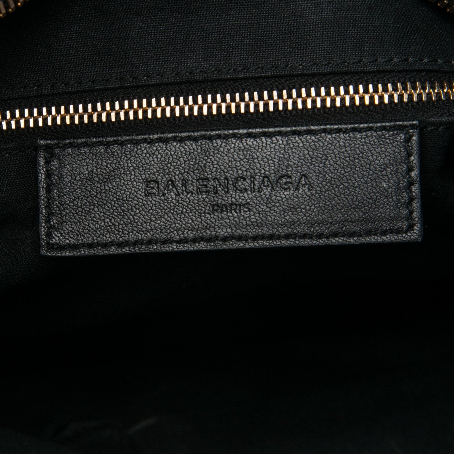 Balenciaga Chevre Gold Metallic Edge Hardware Velo Black 7 of 8