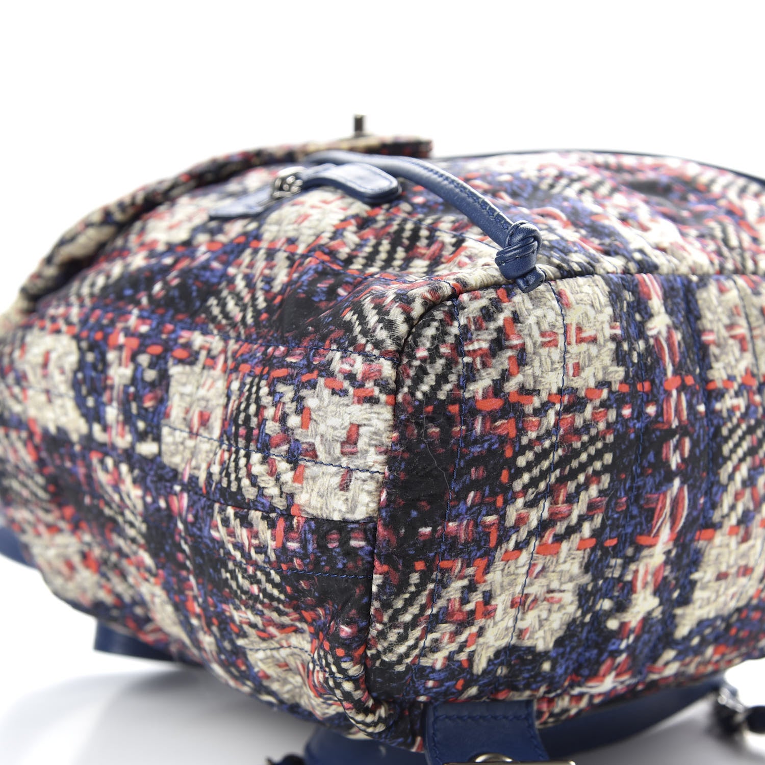 Chanel Lambskin Nylon Tweed Printed Backpack Multicolor 7 of 9