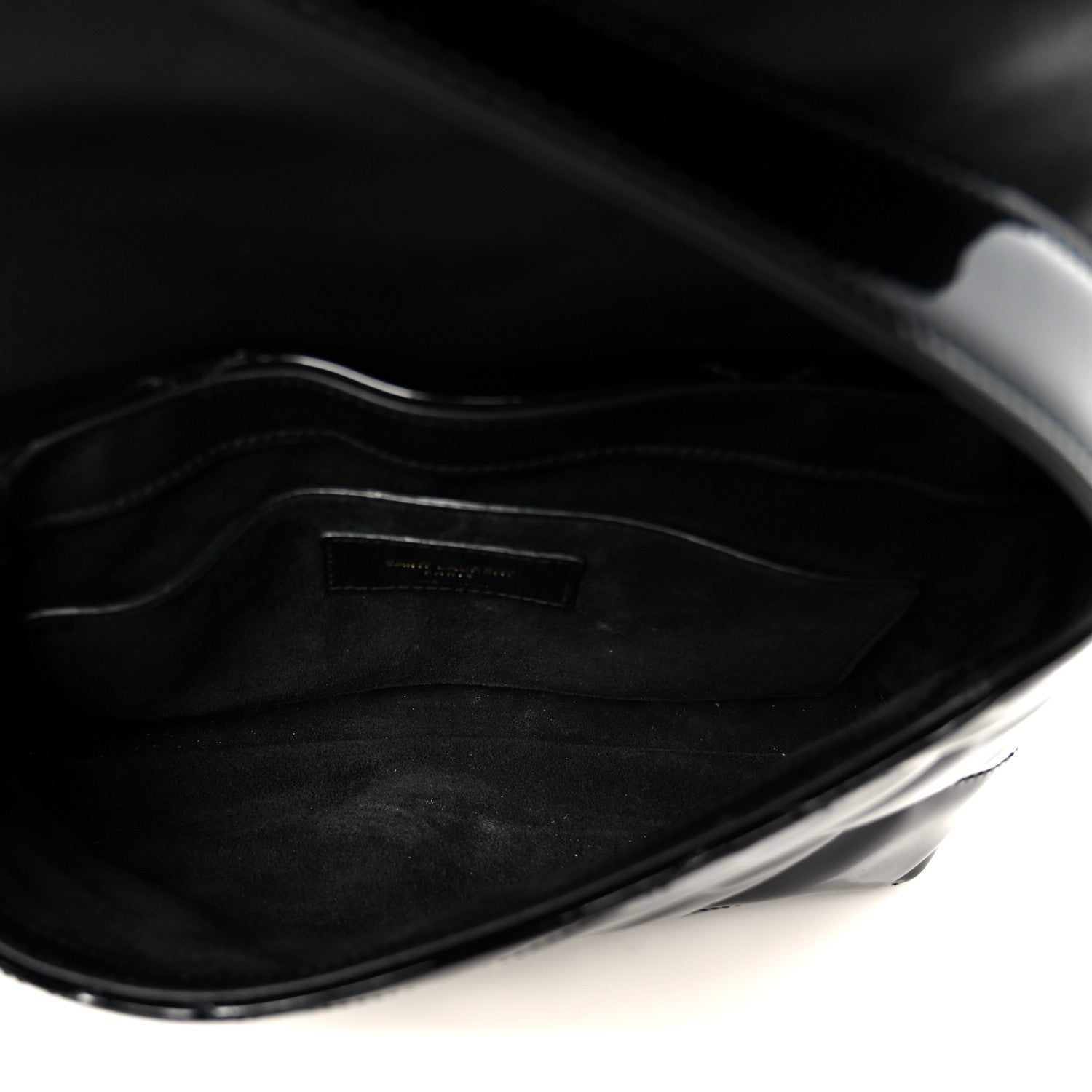 Saint Laurent Patent Quilted Le 57 Diamond Shoulder Bag Black 5 of 10