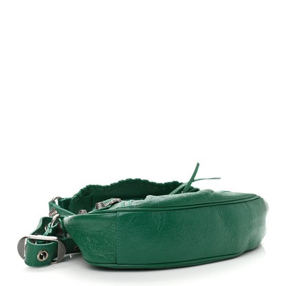 Balenciaga Agneau Arena XS Le Cagole Shoulder Bag Jade 3 of 9