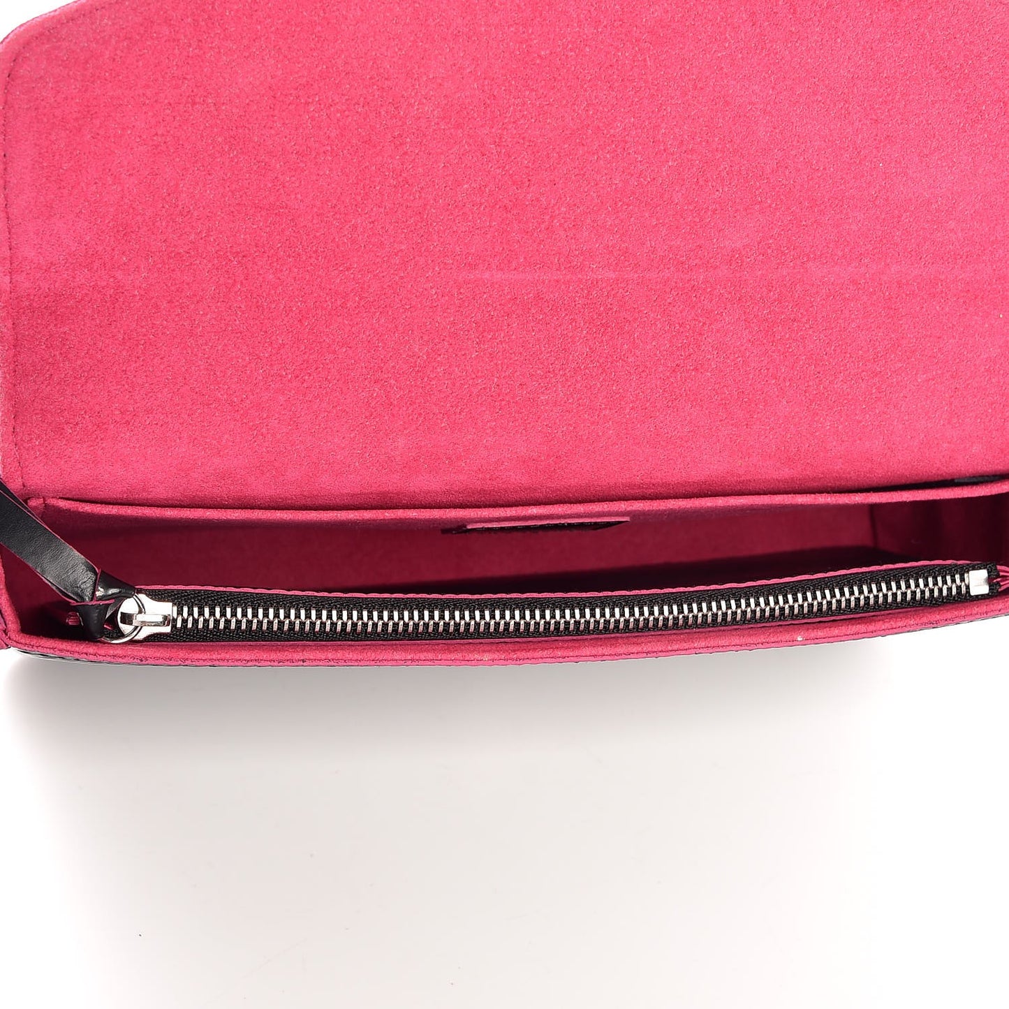 Epi Pochette Felicie Black Hot Pink