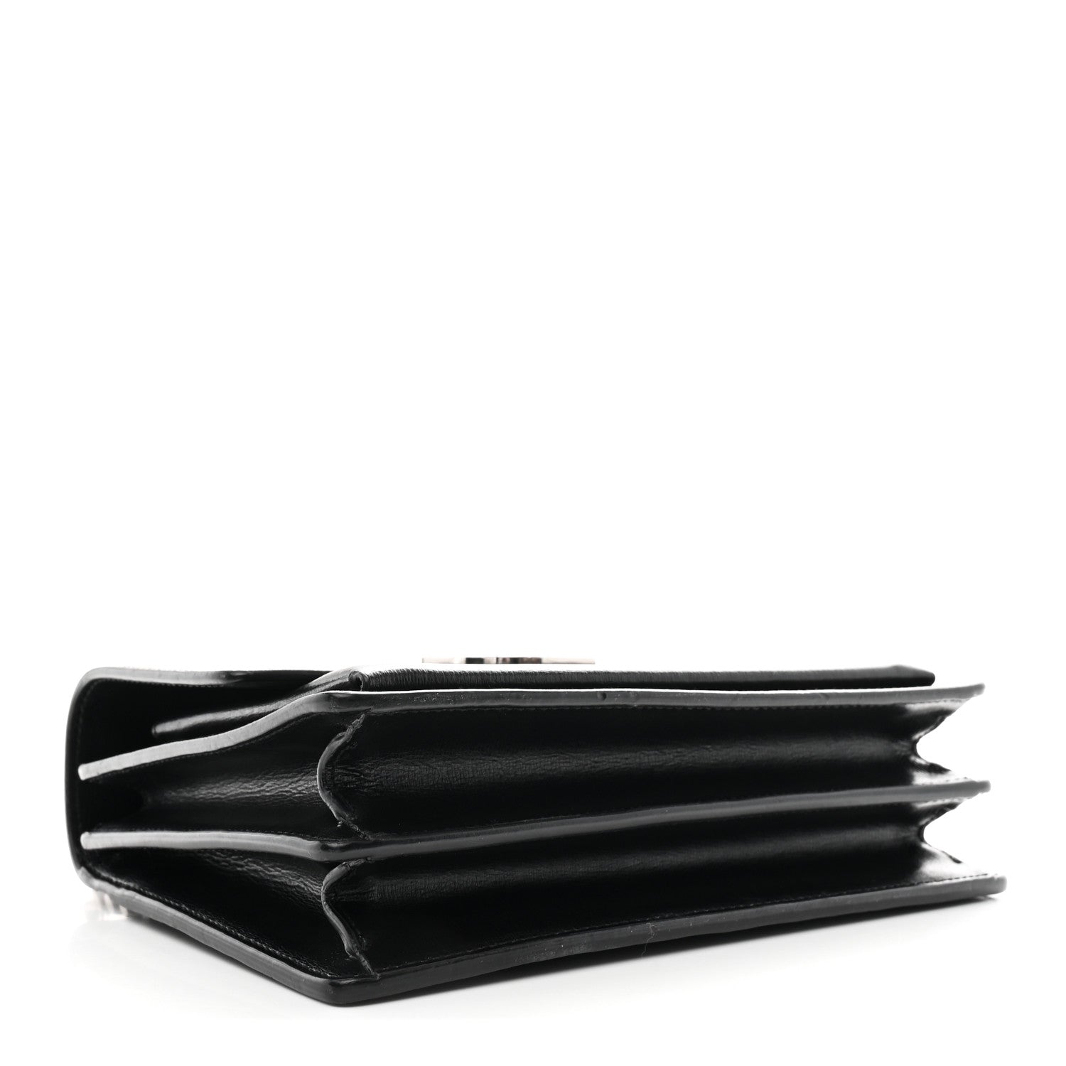 Saint Laurent Calfskin Medium Monogram Sunset Black 4 of 9