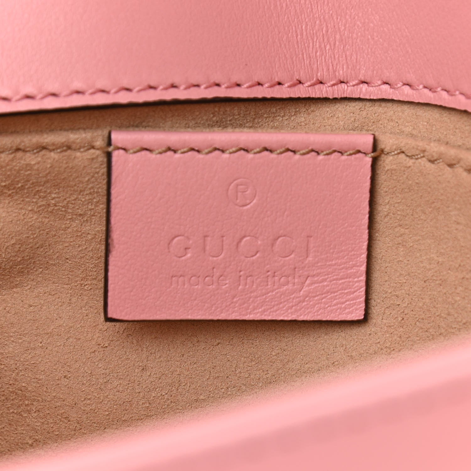 Gucci Calfskin Matelasse Mini GG Marmont Shoulder Bag Wild Rose 6 of 11