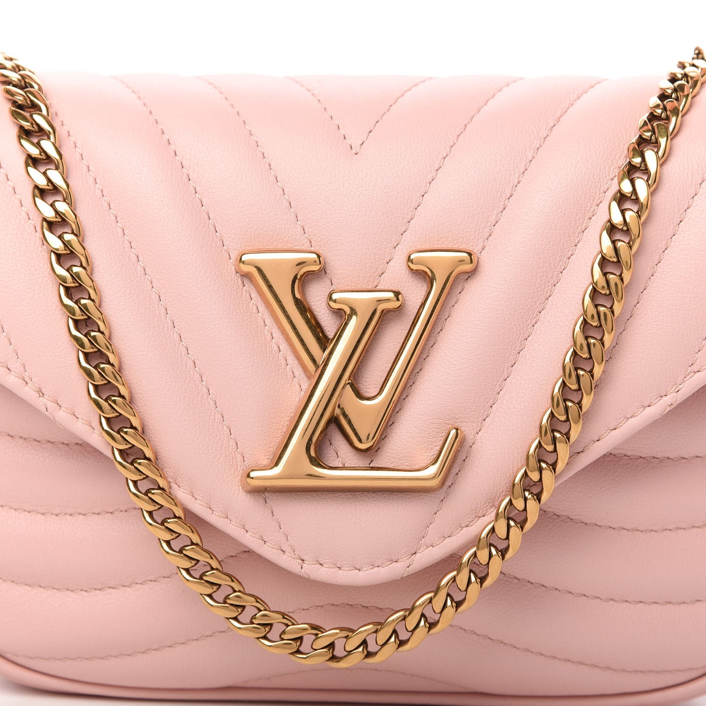 Calfskin New Wave Multi Pochette Rose Ballerine