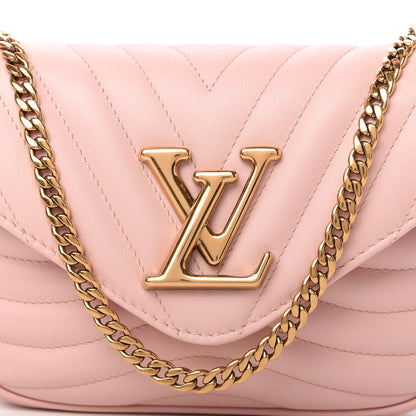 Louis Vuitton Calfskin New Wave Multi Pochette Rose Ballerine 9 of 11