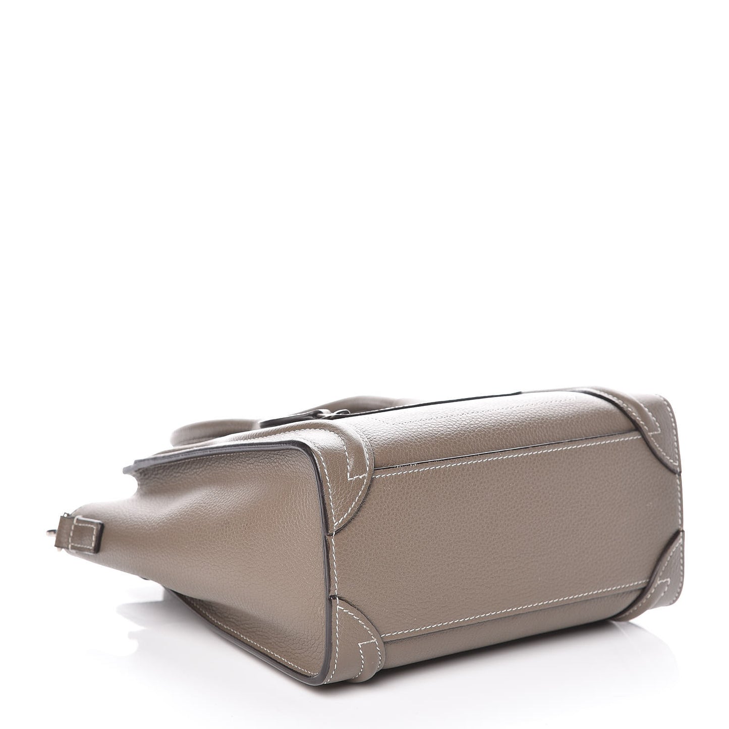 Drummed Calfskin Nano Luggage Souris