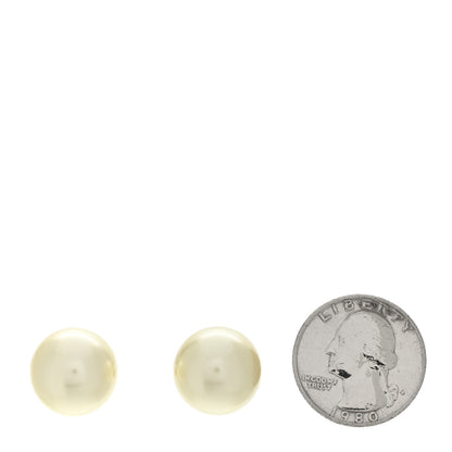 Christian Dior Pearl Mise En Dior Tribal Earrings Gold 2 of 4
