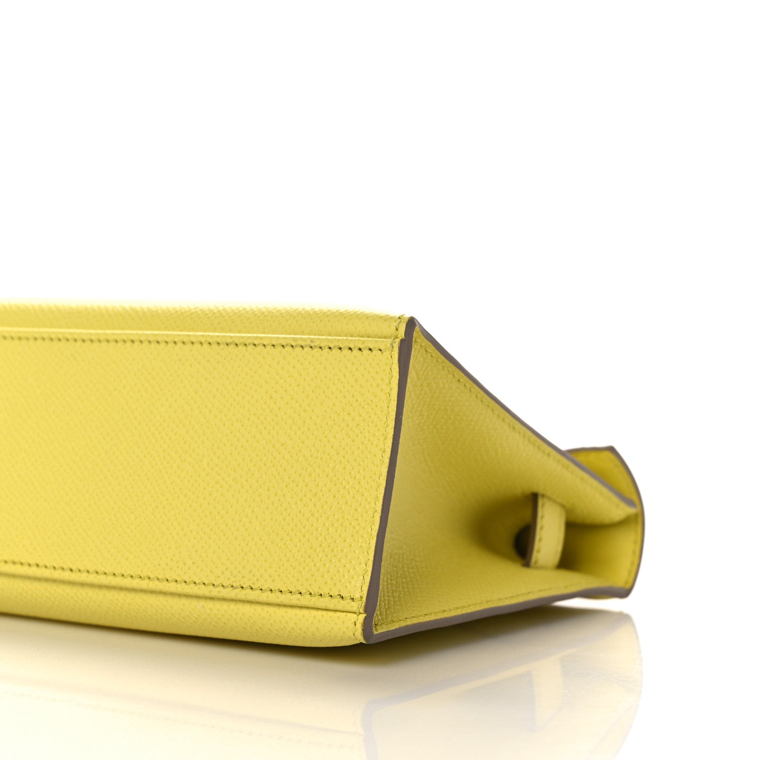 Hermes Epsom Kelly Pochette Clutch Soufre 9 of 10