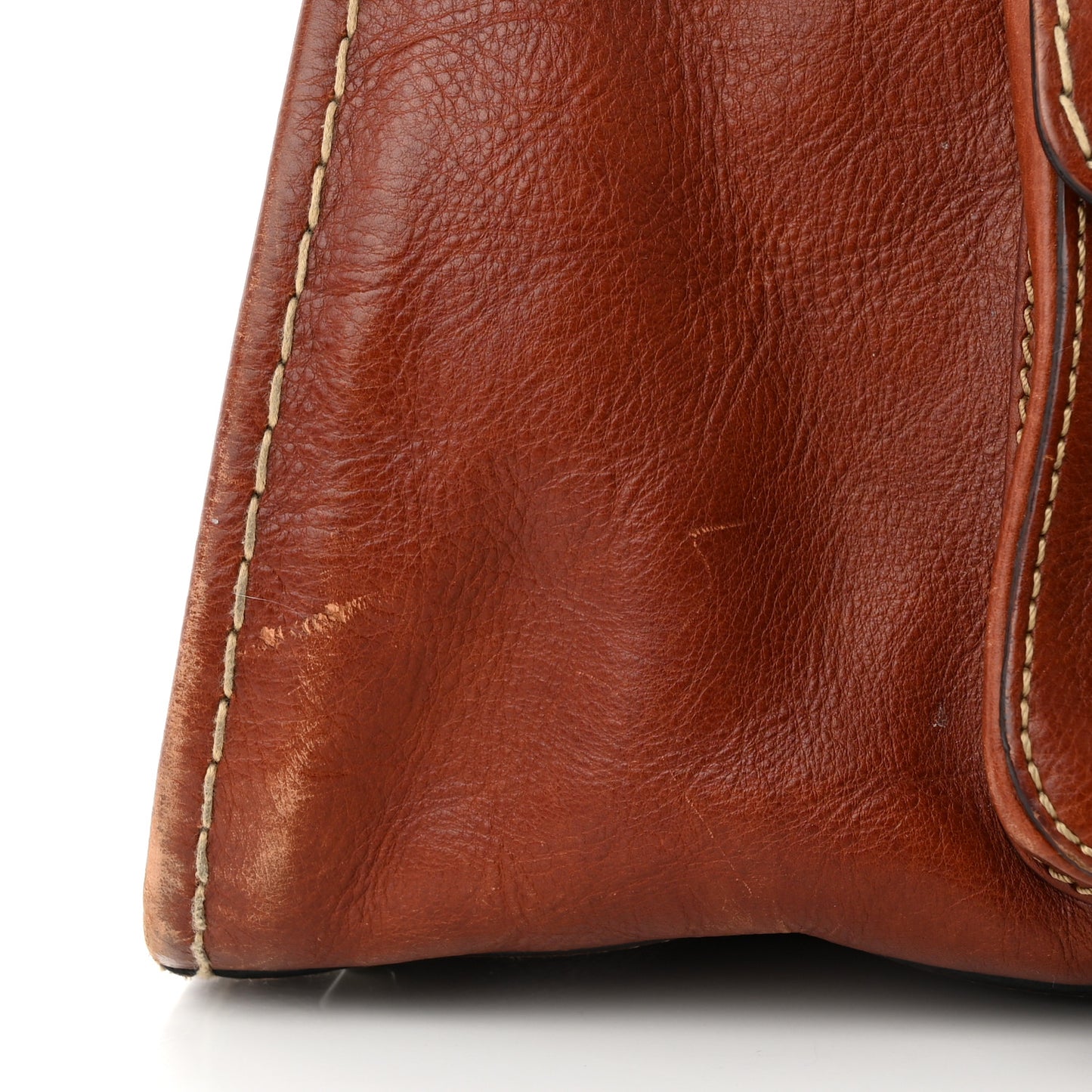 Calfskin Edith Satchel Ecureil Brown
