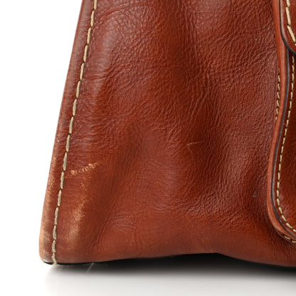 Chloe Calfskin Edith Satchel Ecureil Brown 12 of 13