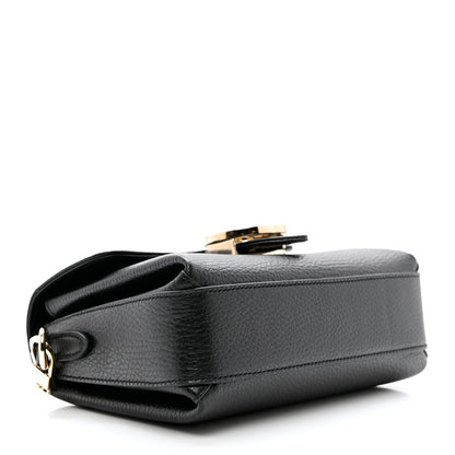 Gucci Dollar Calfskin Interlocking G Crossbody Bag Black 4 of 9