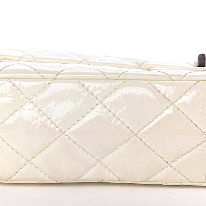 Chanel Distressed Patent Quilted 2.55 Reissue Flap 227 White 15 of 19